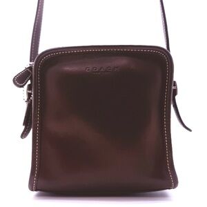 Vintage Coach Bellini 9139 Brown Glove Leather Crossbody Bag Y2K USA Made